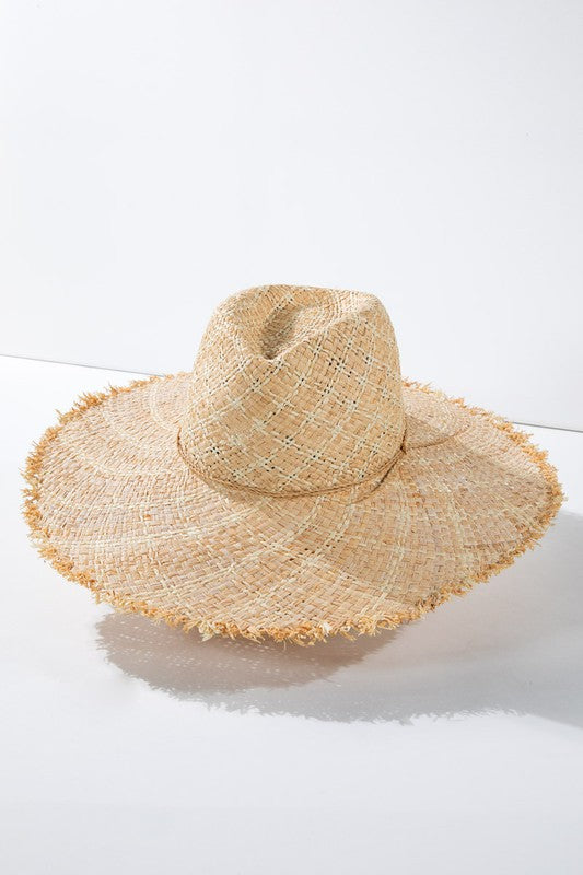 Woven Detail Sun Hat